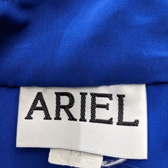 Ariel Vintage Blue Flowy Blouse Size 1X - Picture 6 of 9